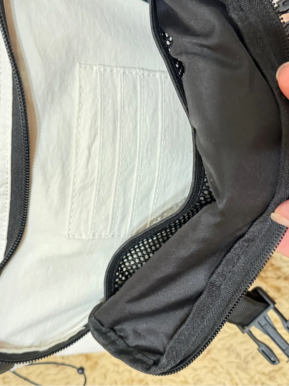 C&C White and Black Travel Backpack - Lightweight Carry